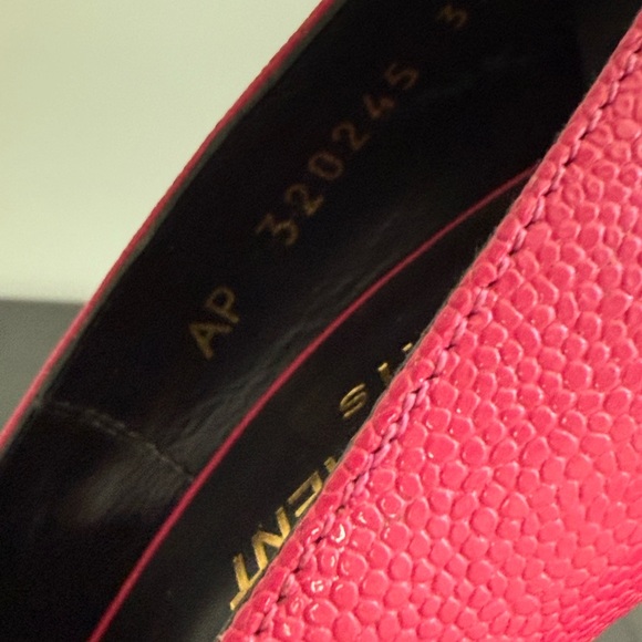 Saint Laurent Fuchsia Heels (Sz 5-5 1/2) - Picture 3 of 6